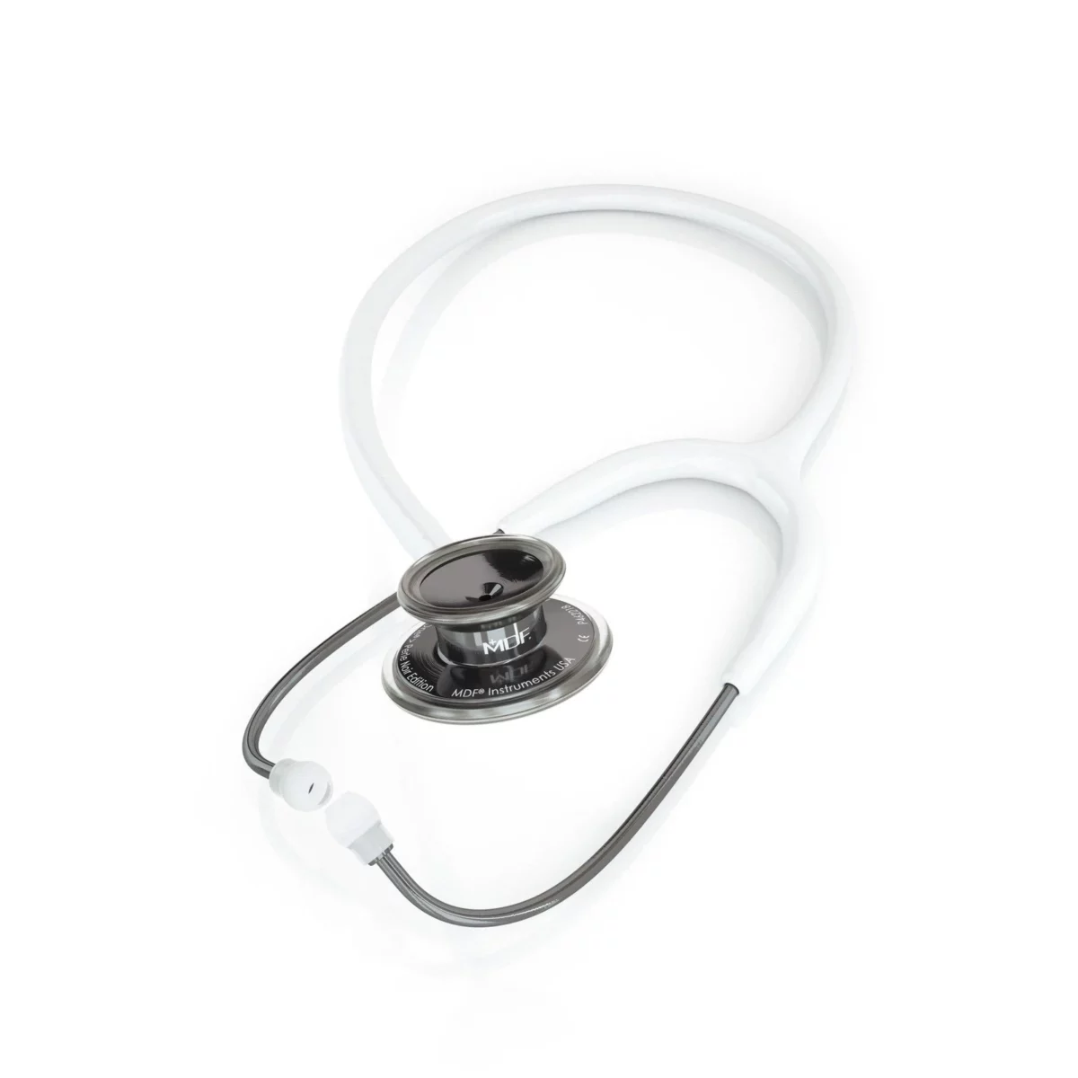 Mdf stethoscope: md one - white/perla noire